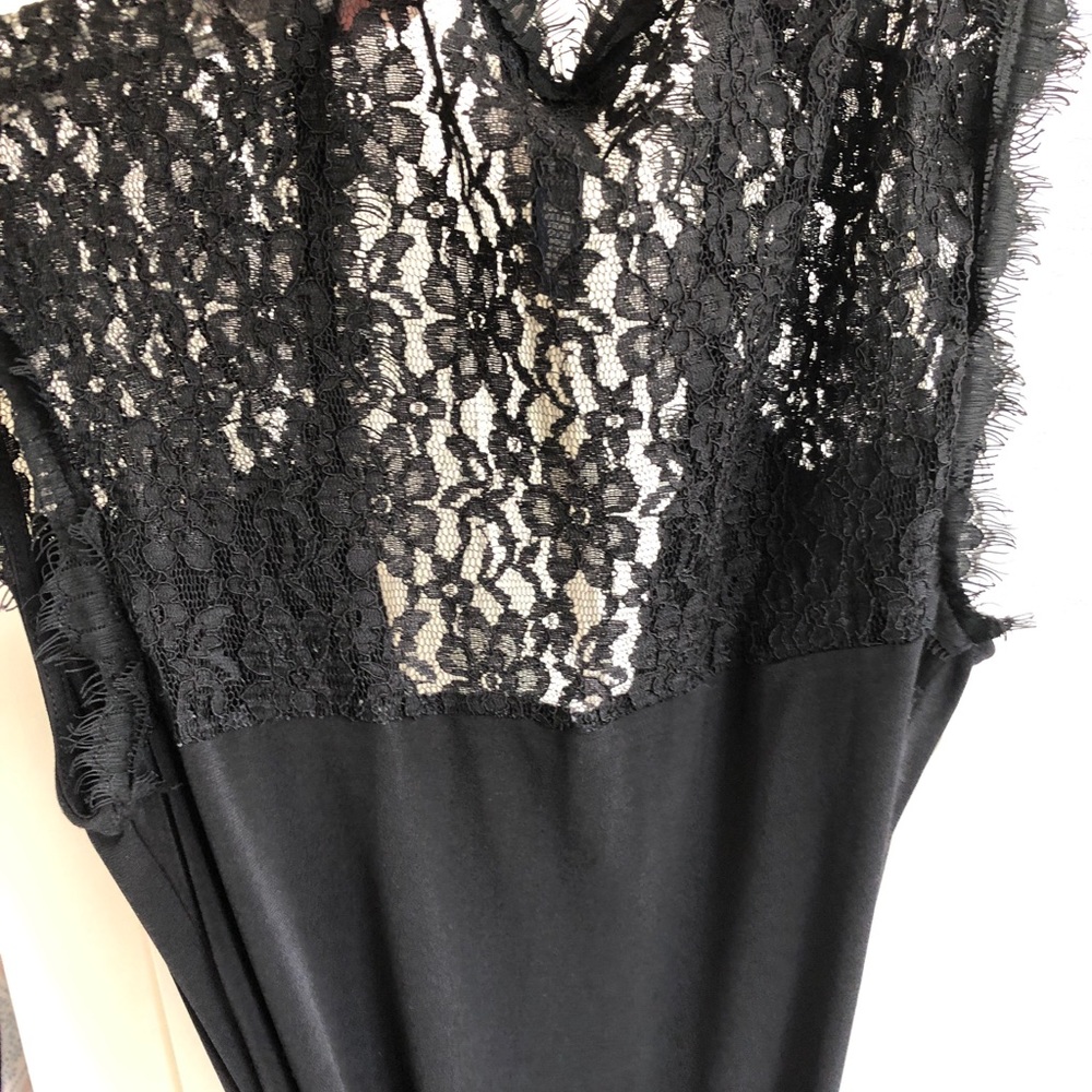 Lace wrap dress